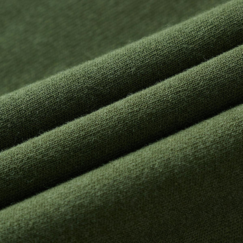 Dark Green Brushed Long Sleeve T-Shirt