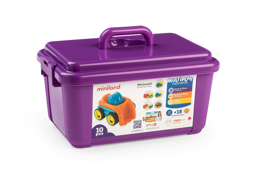 Minimobil Go & Jobs 4¼ inch (10 Pieces)