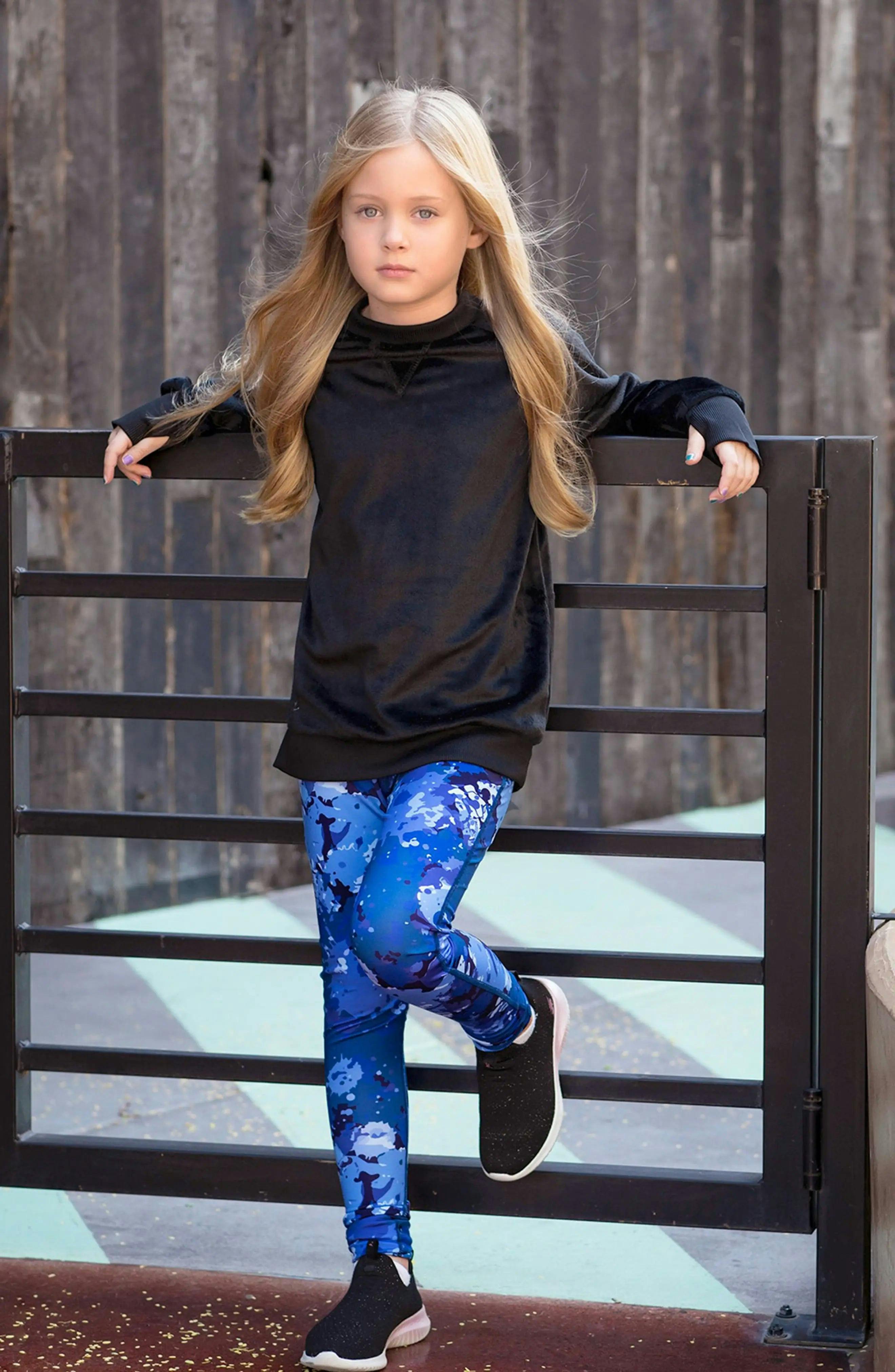 Minky Crewneck Sweatshirt - Black