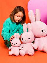 Miffy ECO Corduroy Pink - 9"