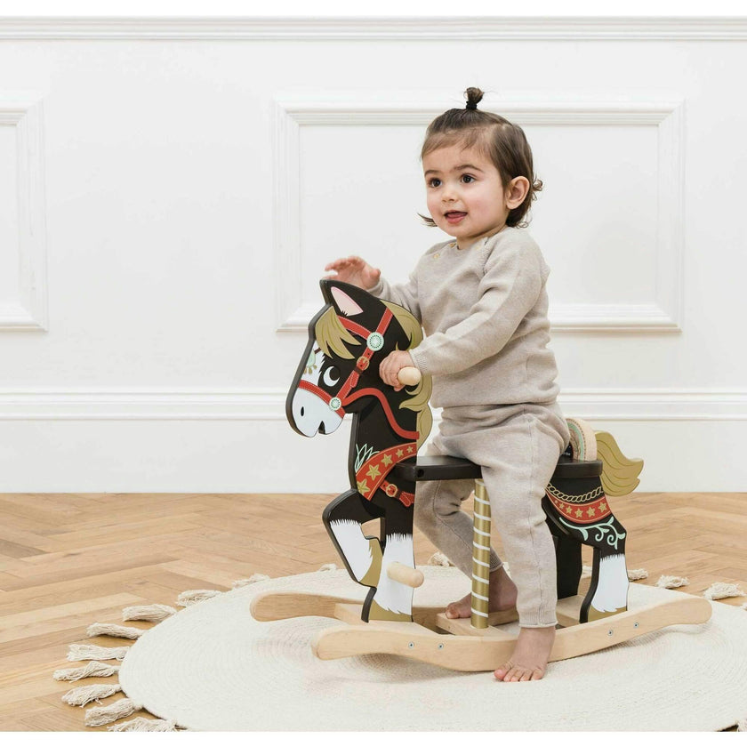Classic Wooden Rocking Horse