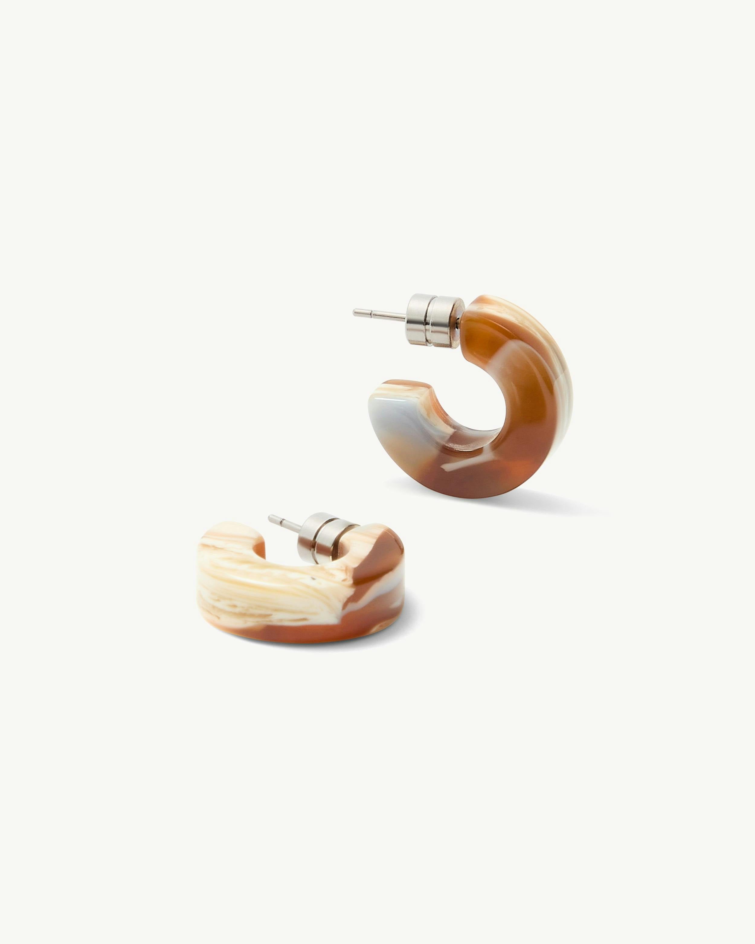 Muse Hoops in Blue Roma