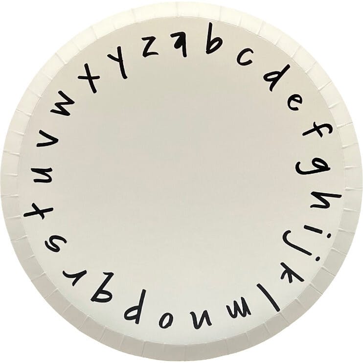 School Days Small ABC Plate