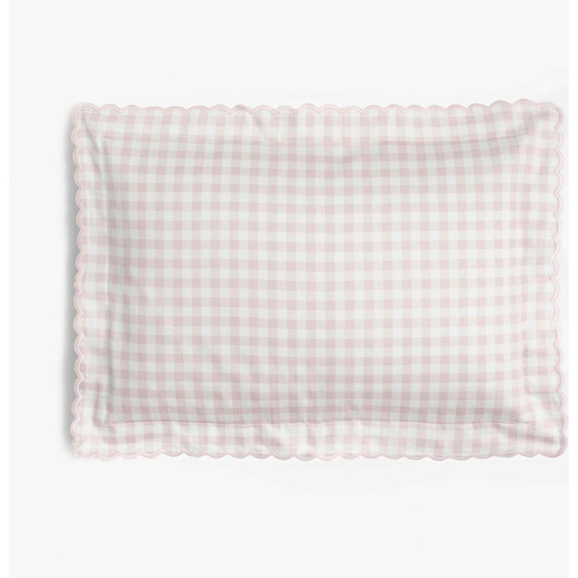 Picnic Gingham Toddler Pillow Set, Pink