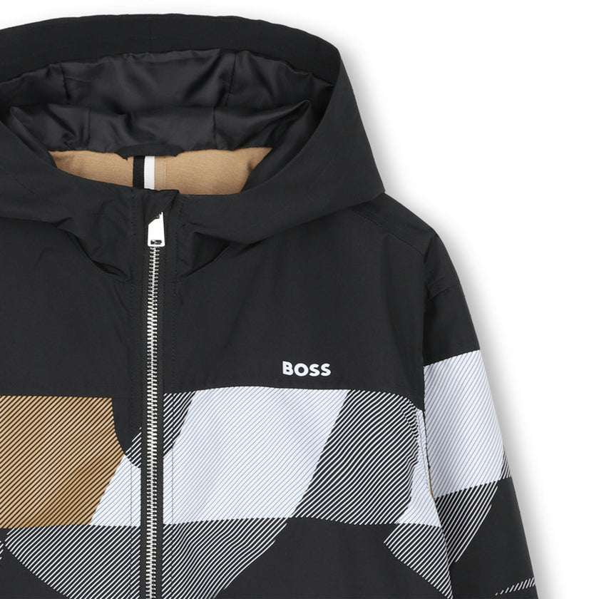 Black Hooded Jacket