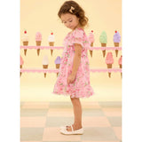 Mini Juliana Dress in Rose Trance