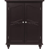 Versailles Wooden Floor Cabinet with 2 Shelves