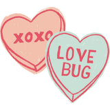 graphic tee | candy hearts