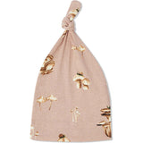 Mushroom Organic Cotton Knotted Beanie Hat