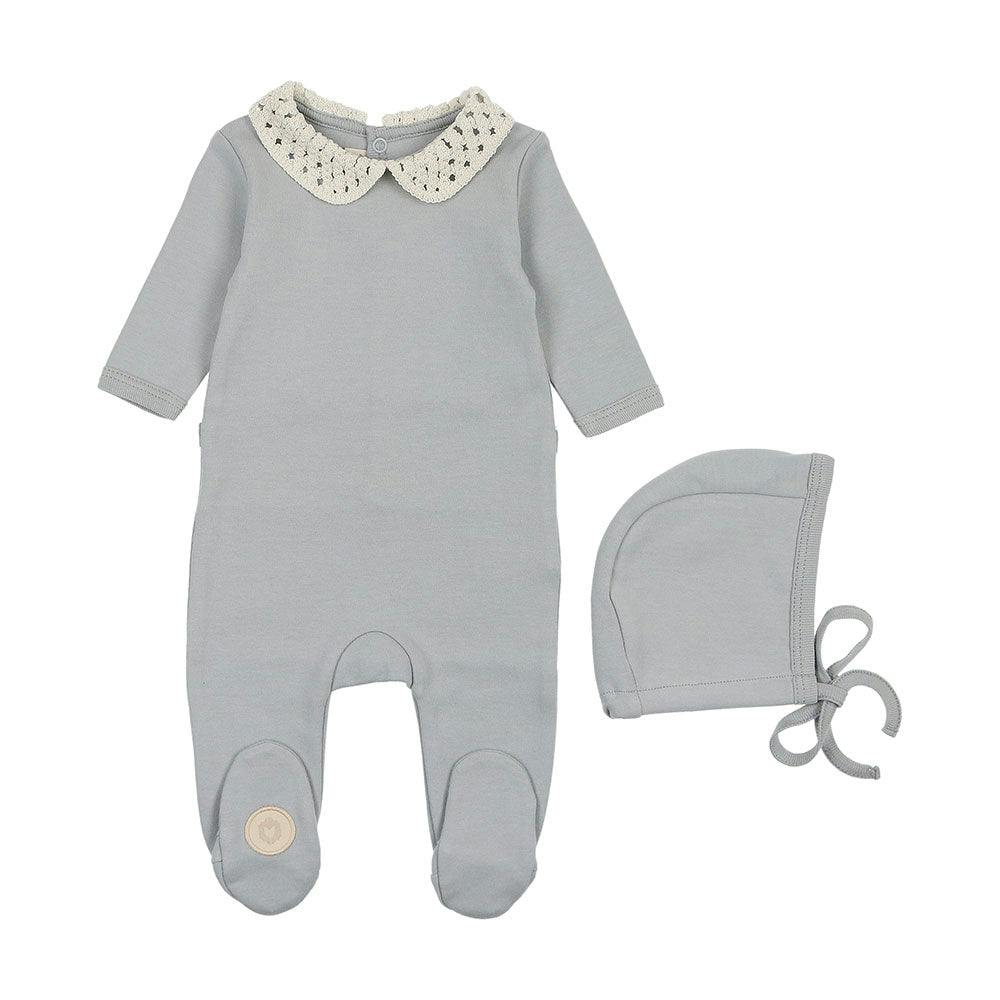Touch of Crochet Footie & Hat Set