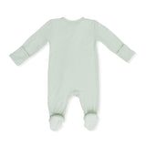 Solid Milky Green - 2 Way Zipper Footie
