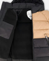 Colorblocked Puffy Winter Coat