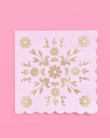 Tea Time Napkins - 24 foil napkins