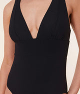The Mykonos One Piece - Eco Ribbed - Black - Classic