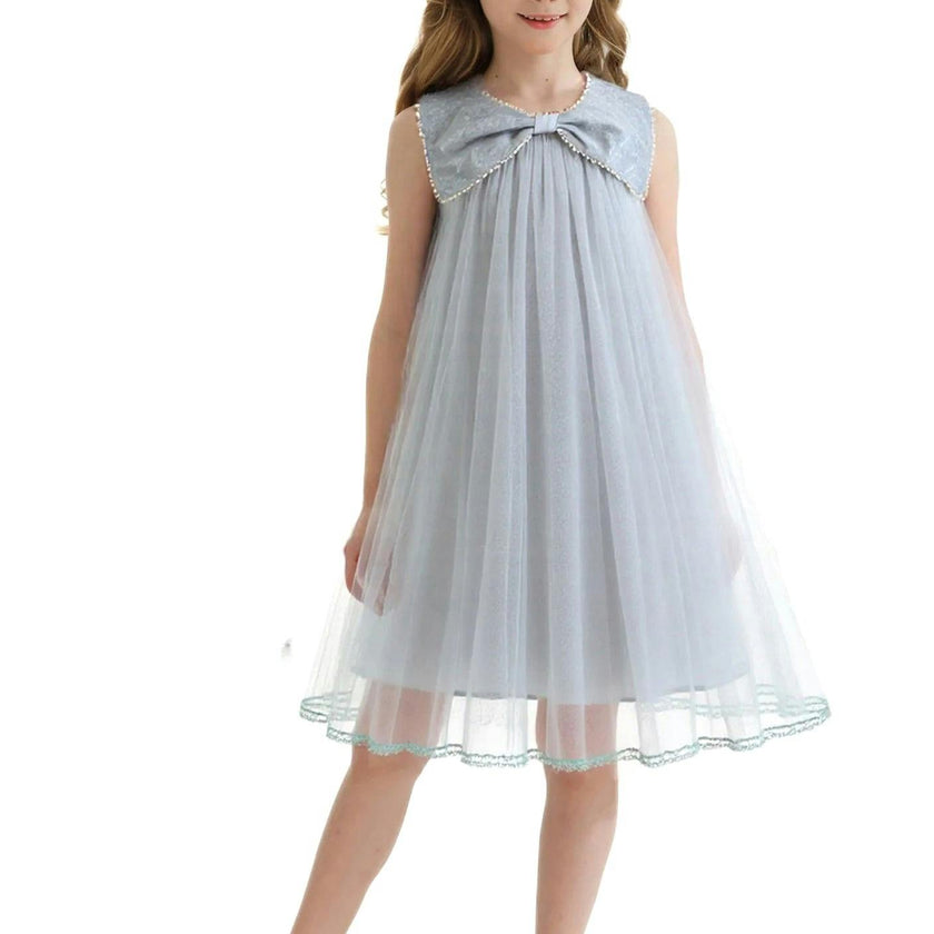 Blue Tulle Party Dress