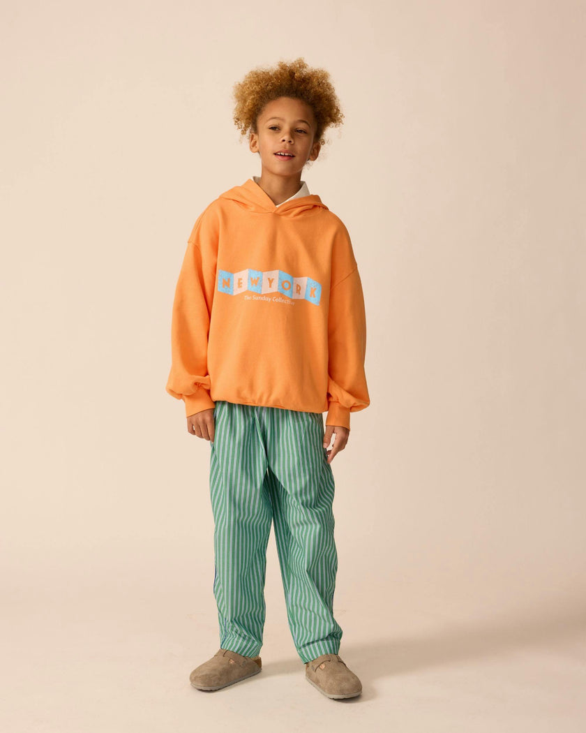 Friday Pant in Cucumber Stripe