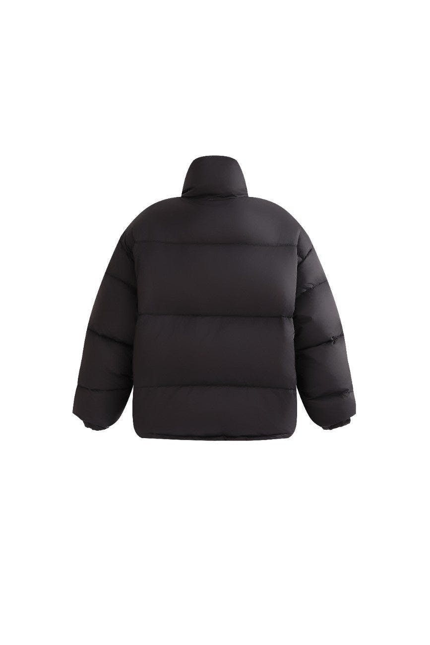 Black Quilted Puffer Jacket