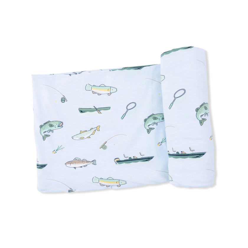 Fishing - Swaddle Blanket