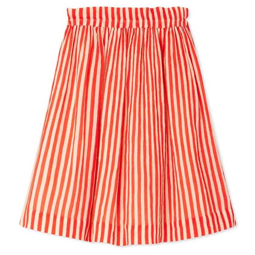 BONPOINT Elyna Waffle Crepe Midi Skirt