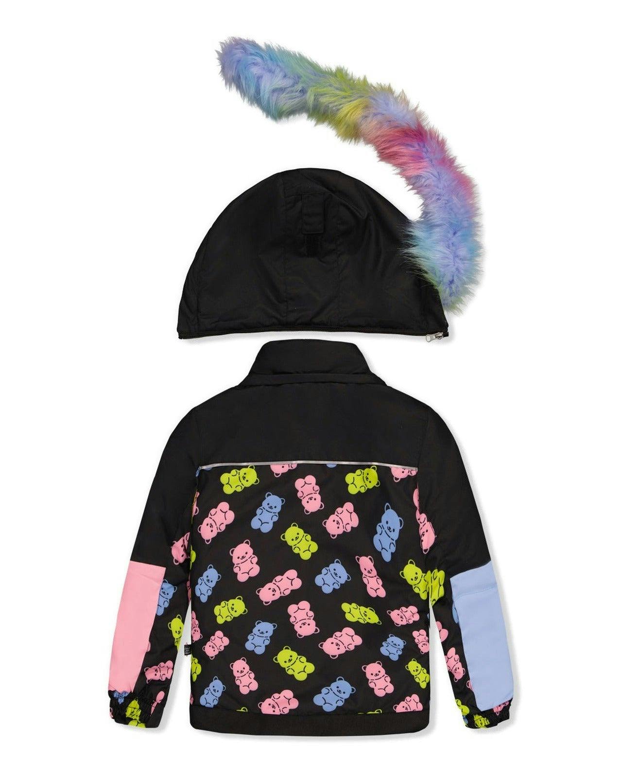 Two Piece Play Snowsuit Black Gummy Bear Print
