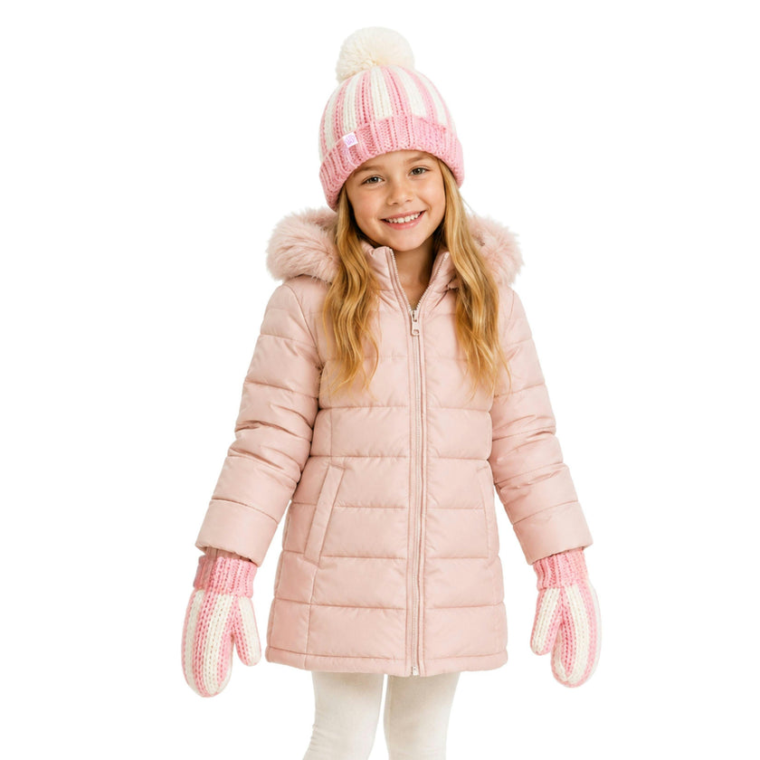 Regatta Striped Mittens