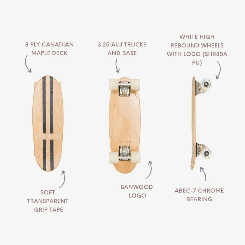BANWOOD SKATEBOARD - NAVY BLUE