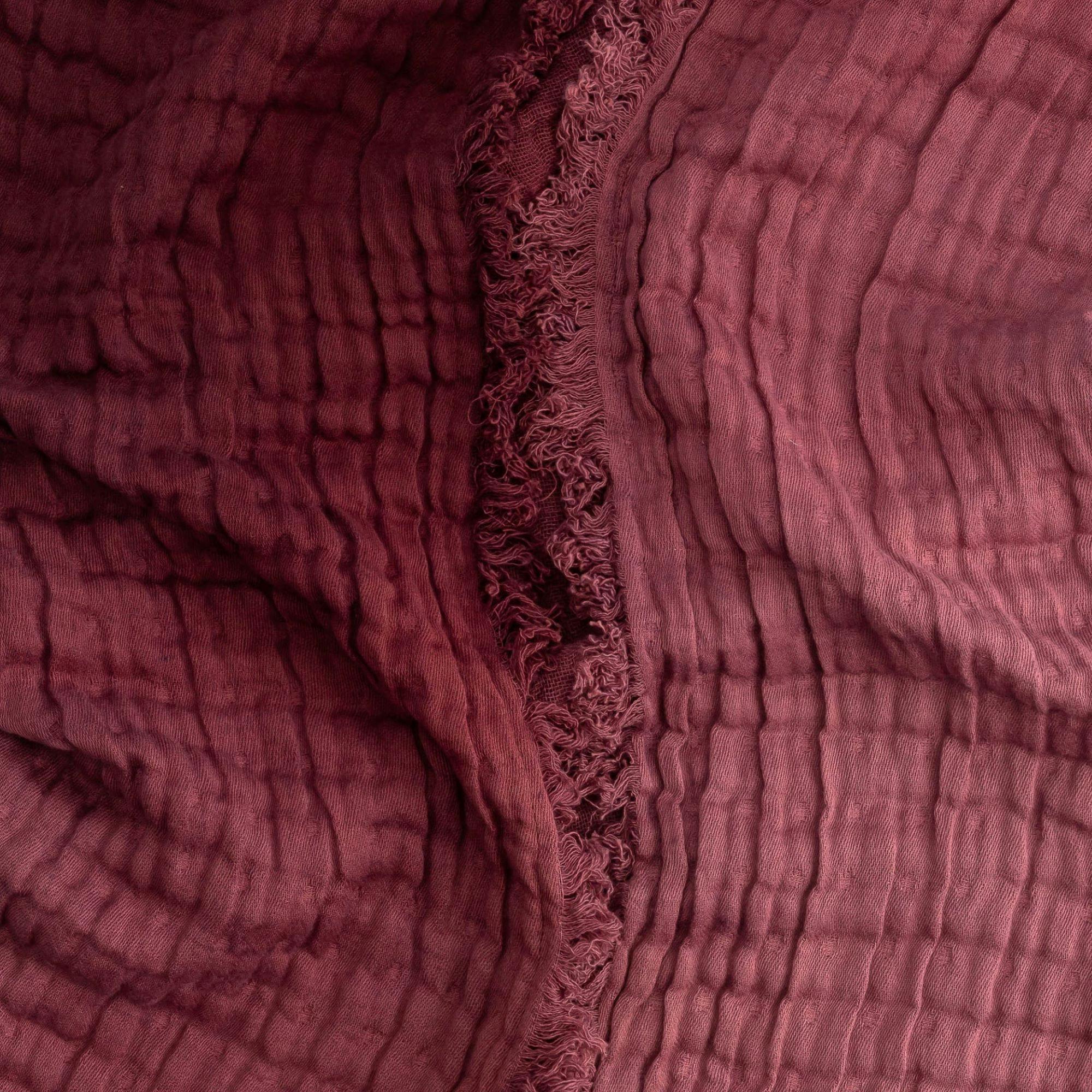 Multi-Layer Cotton Muslin Baby Blanket (Orchid Ombre)