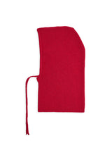 merino wool balaclava - retro red