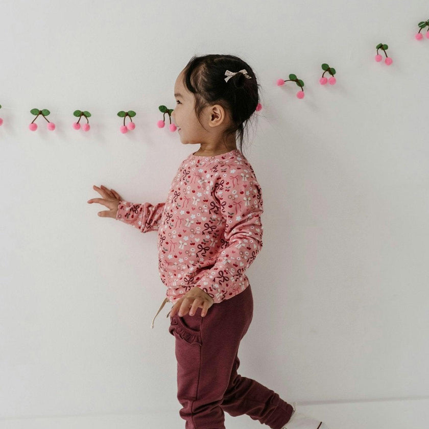 Girl's Raglan Sweatshirt