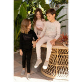 Linen Patch Footie