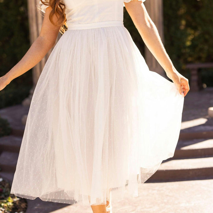 Ballerina Dress in White