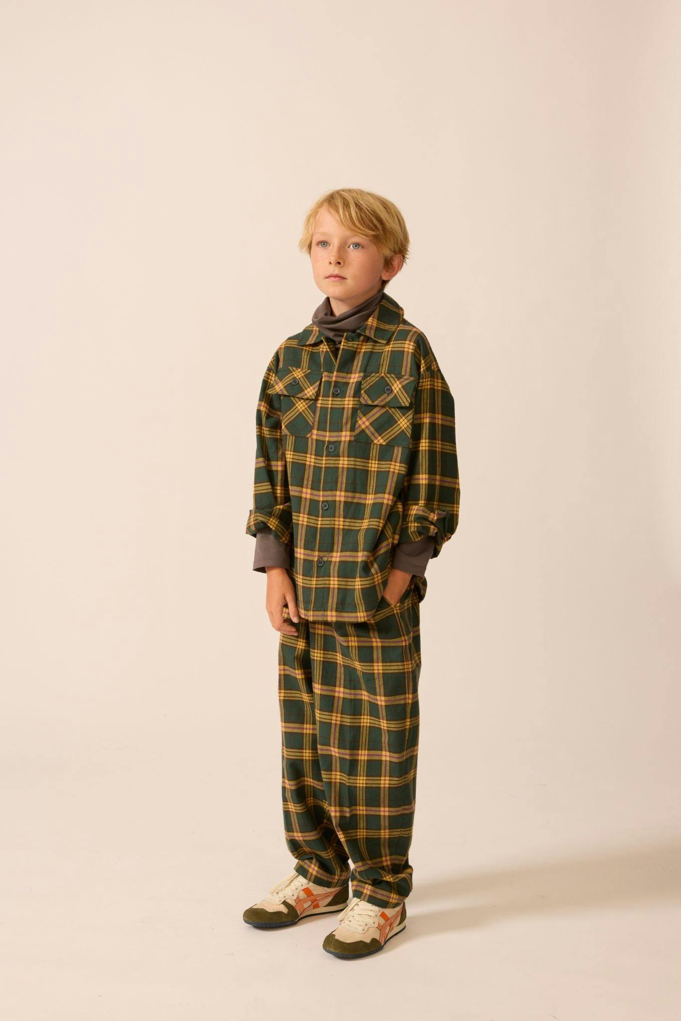 Friday Pant in Tempo Plaid
