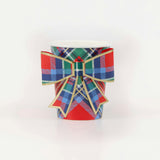 Plaid Mix Bow Cups