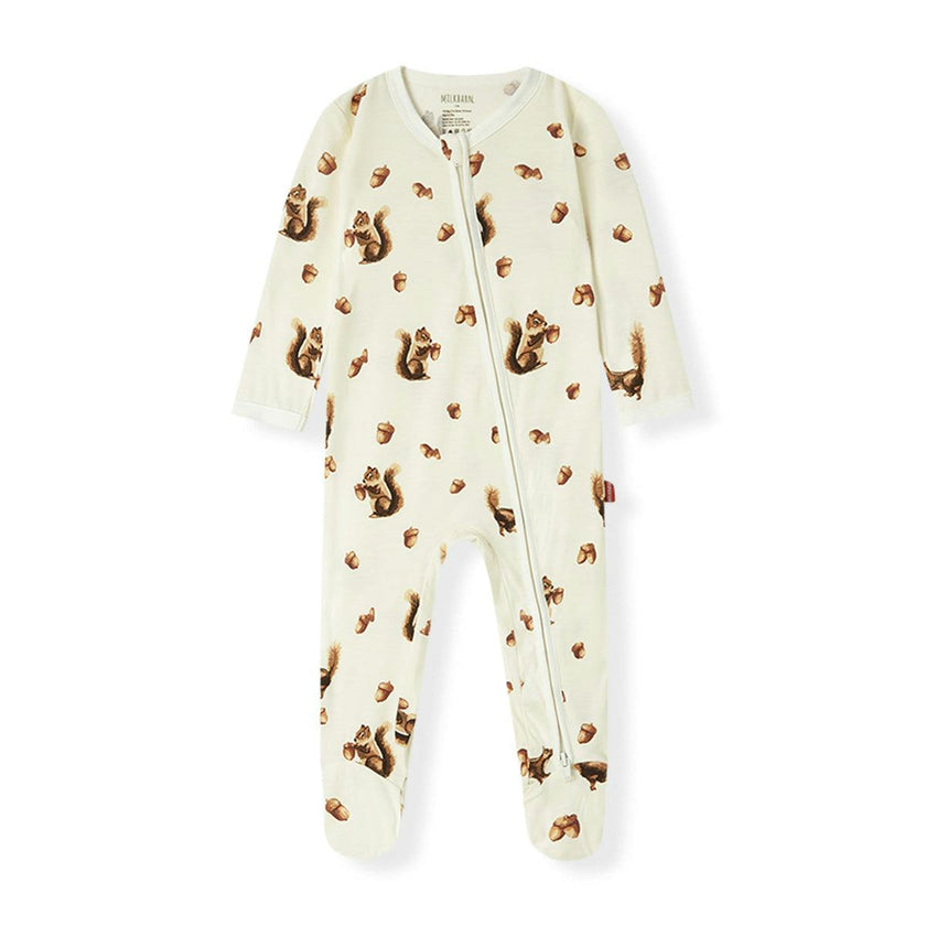 Luxe Stretch Zipper Footed Romper