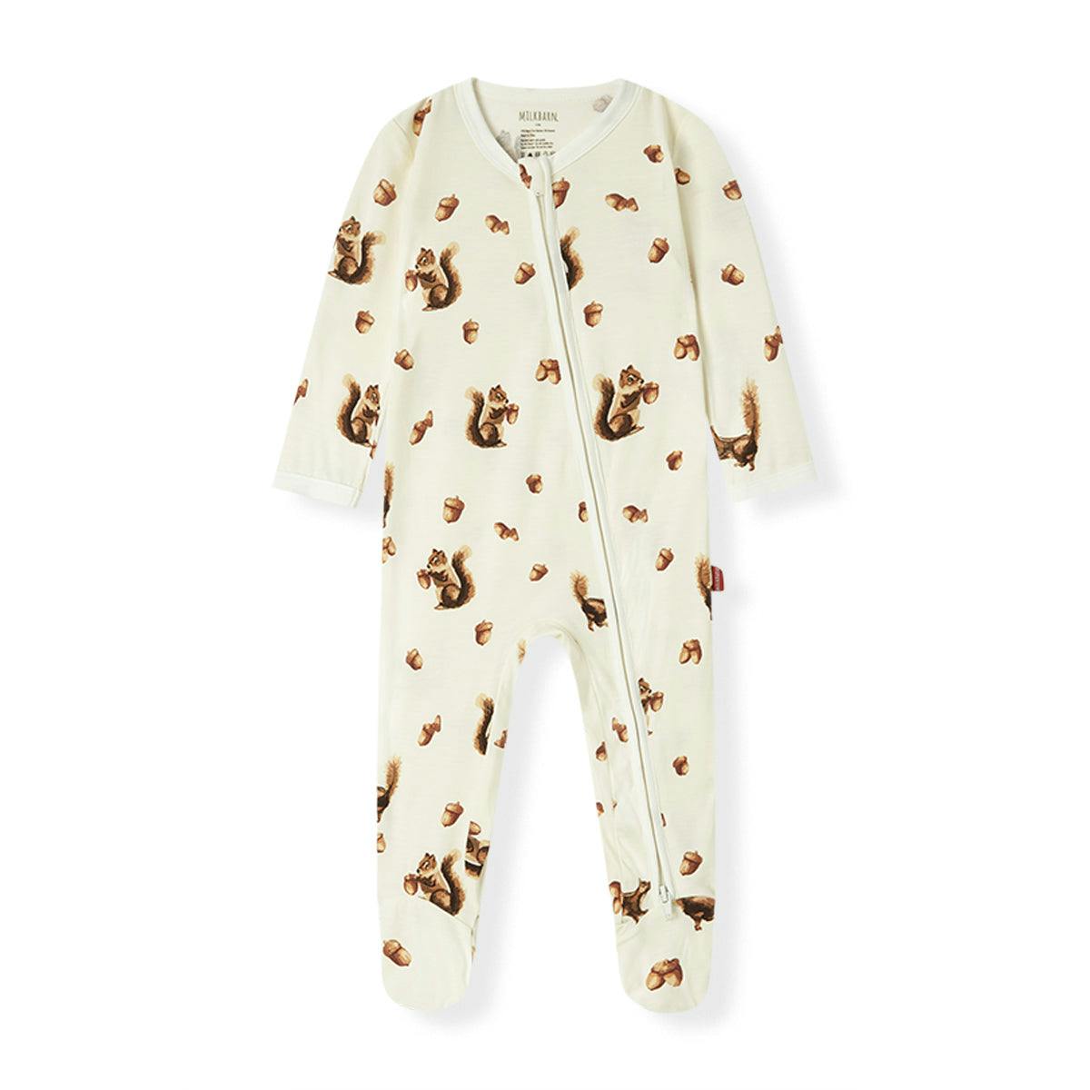 Luxe Stretch Zipper Footed Romper