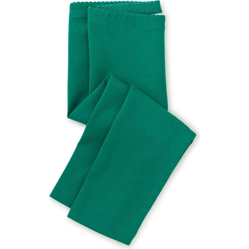 Solid Capri Leggings, Green