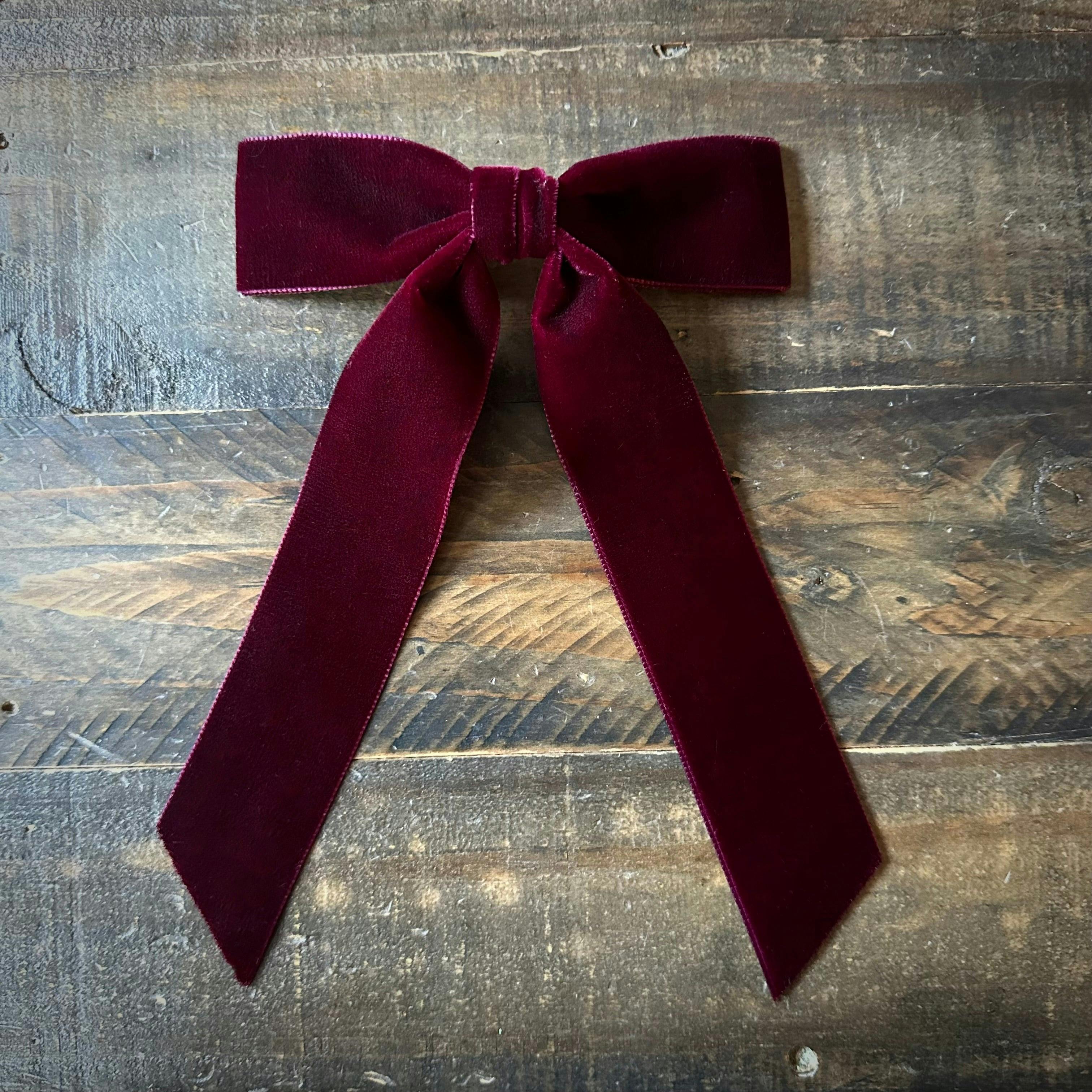 Mademoiselle Velvet Bow