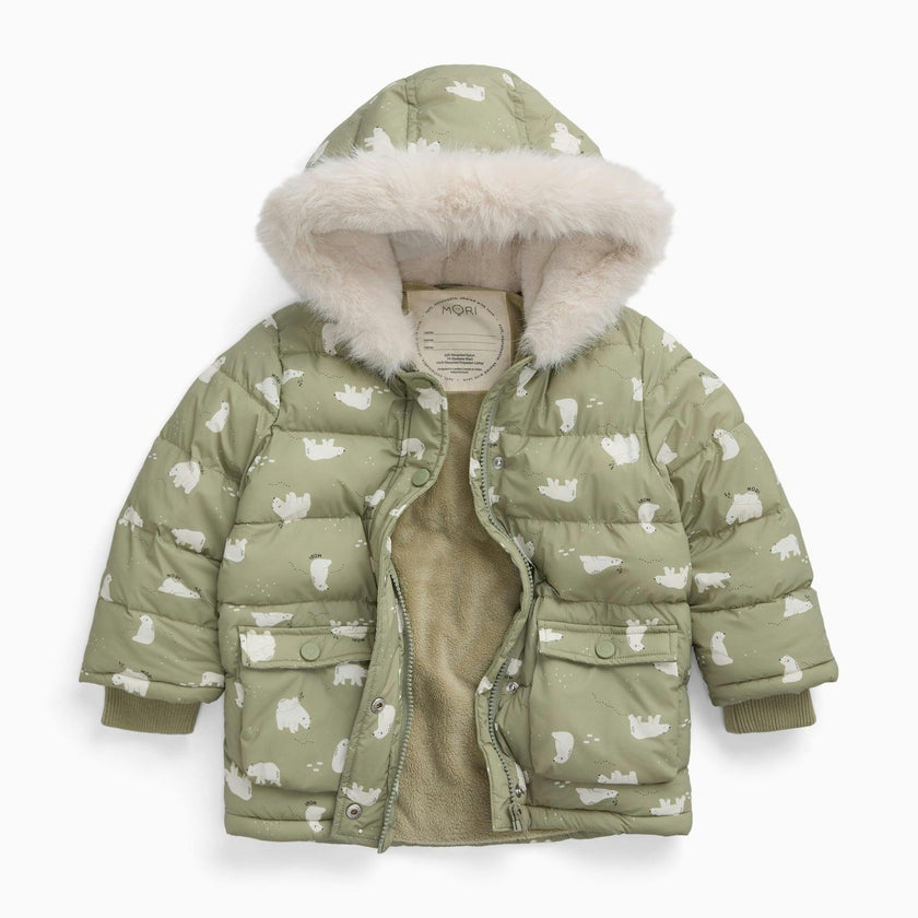 Polar Bear Water Repellent Padded Winter Coat