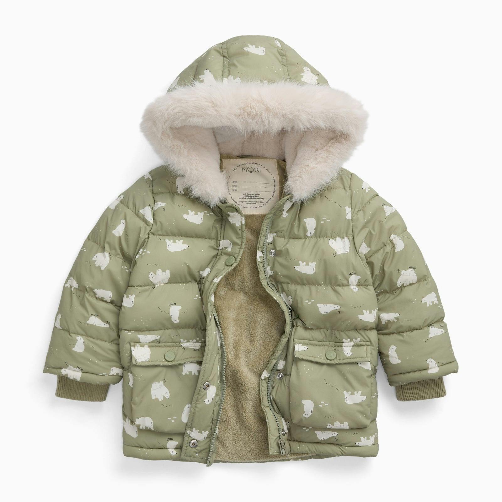 Polar Bear Water Repellent Padded Winter Coat