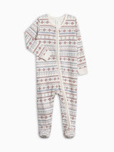 Peyton Zipper Sleeper - Bluen Fairisle