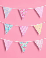 Tea Party Bunting Banner - pastel garland