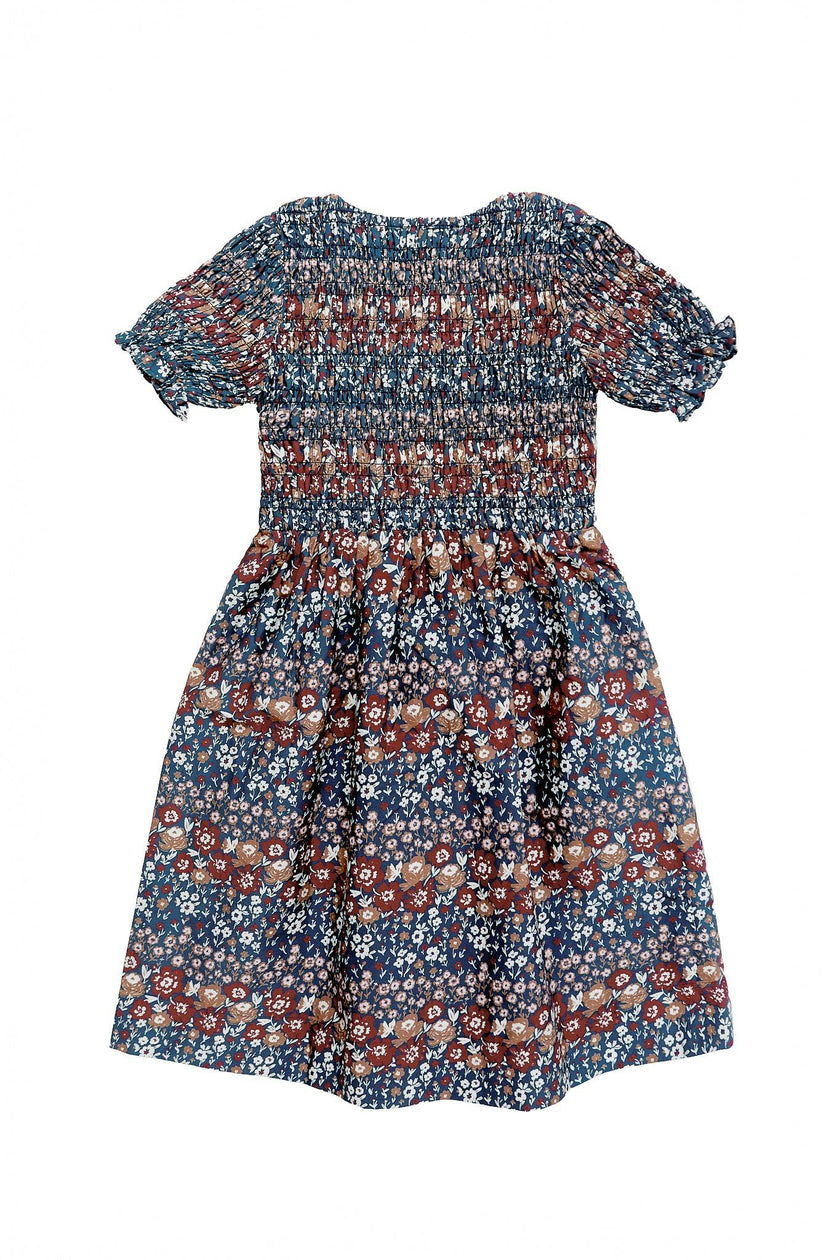 Mini Parker Dress in Dusk Floral Medley