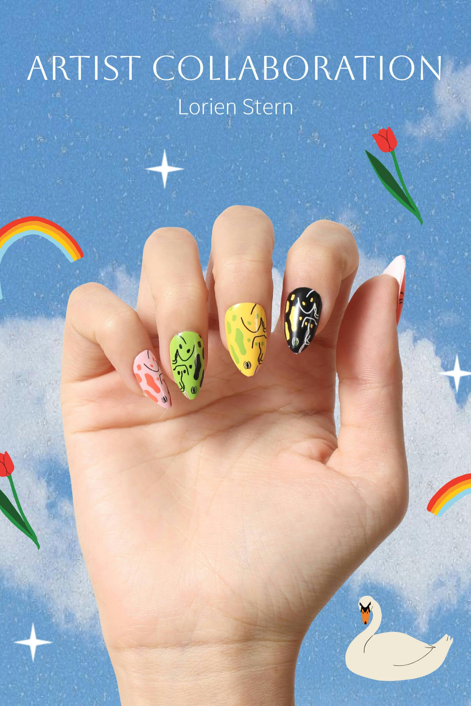 Toad Committee - Press On Nails By Lorien Stern