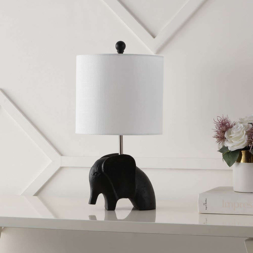 Koda 17.5" Eclectic Southwestern Resin/Iron LED Kids' Table Lamp