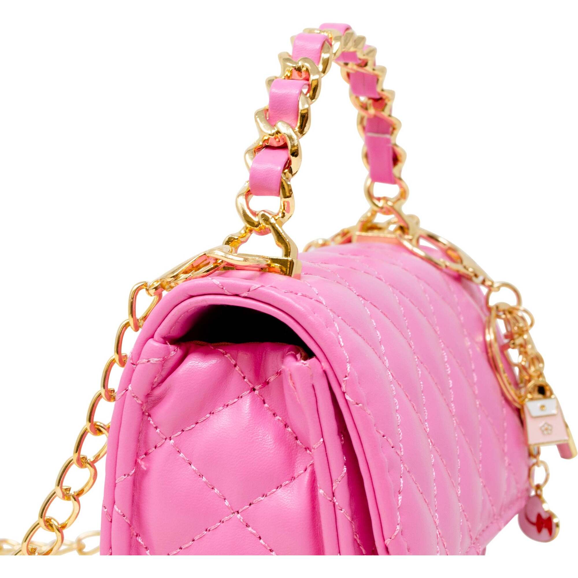 Girl's Classic Link Chain Top Handle Handbag