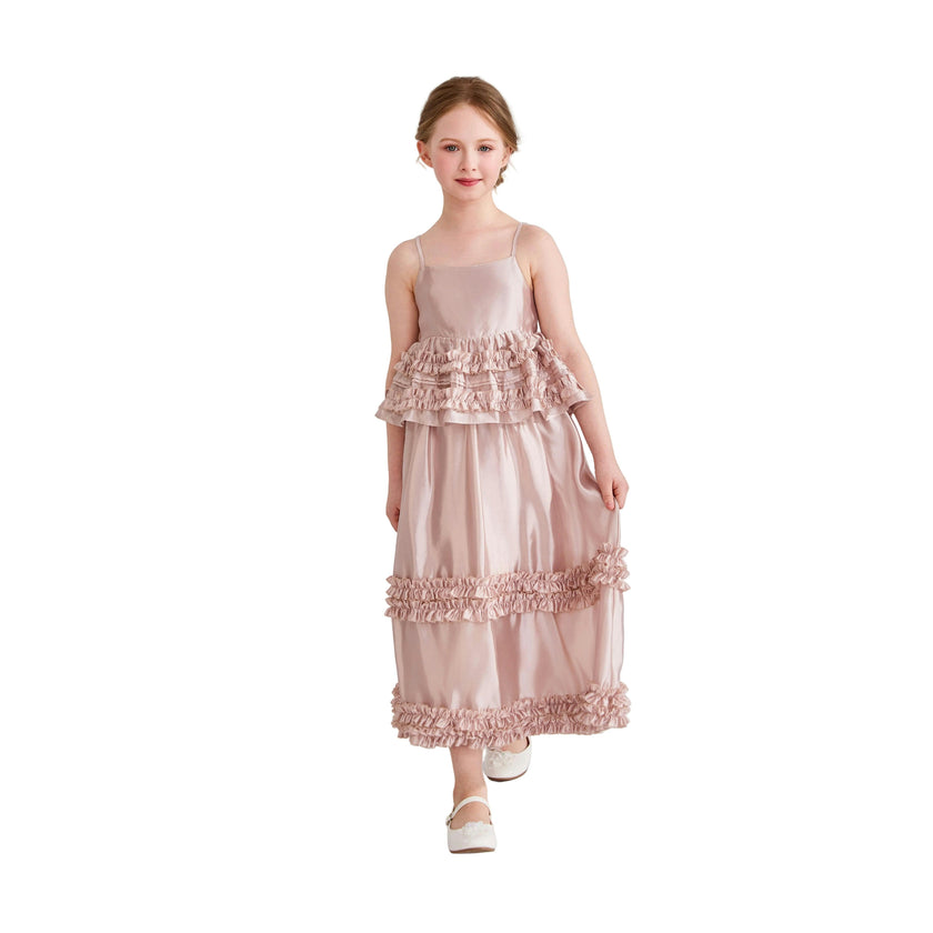 Light Pink Calista Ruffle Skirt Set
