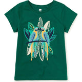 Macaw Friends Graphic Tee, Green