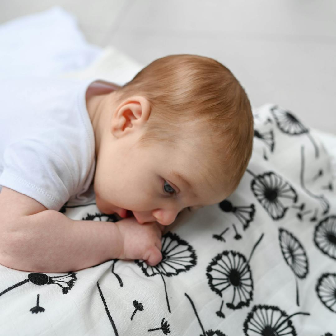 Plant Print Muslins Burp Cloths