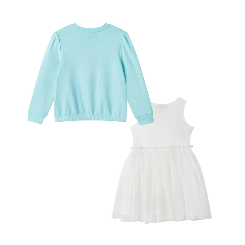 Sweatshirt & Dress Set | Flamingo & Balloons
