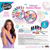 Shimmer 'N Sparkle: Metallic Rainbow Nail Art